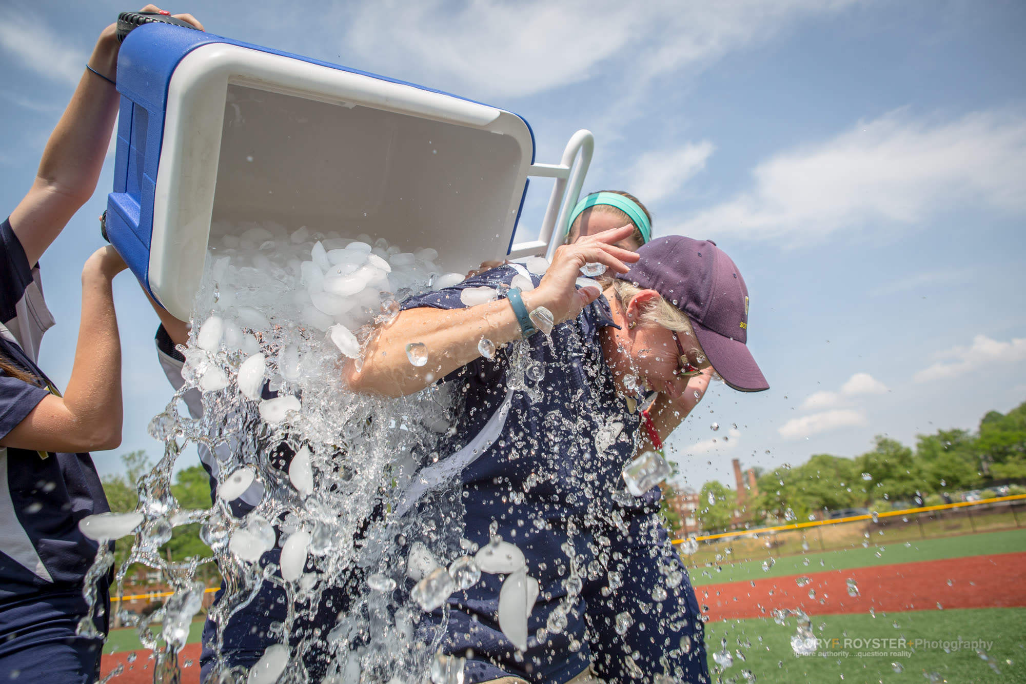 DCSAA — championship ice bucket celebration