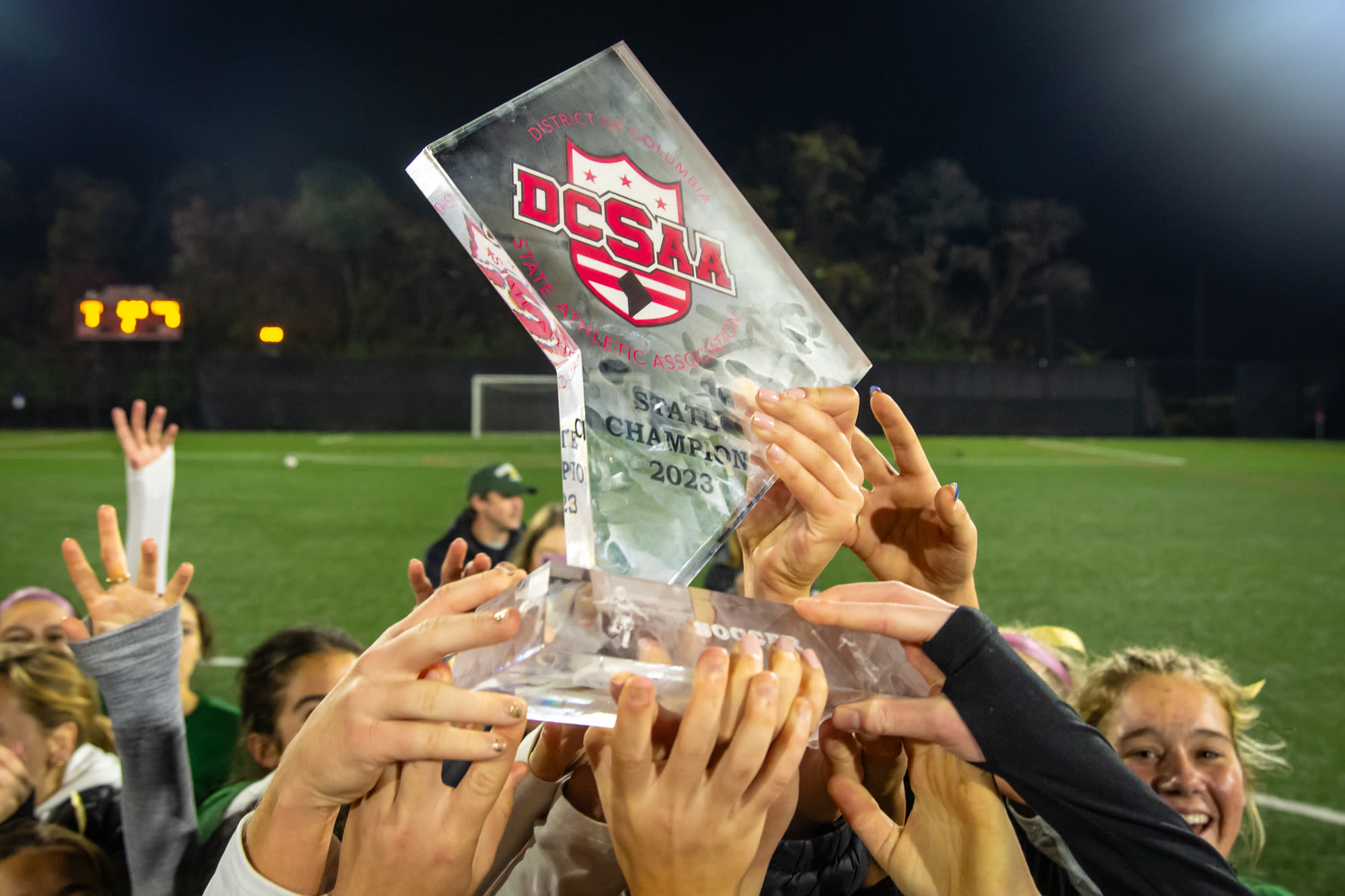 DCSAA — state championship trophy hoist