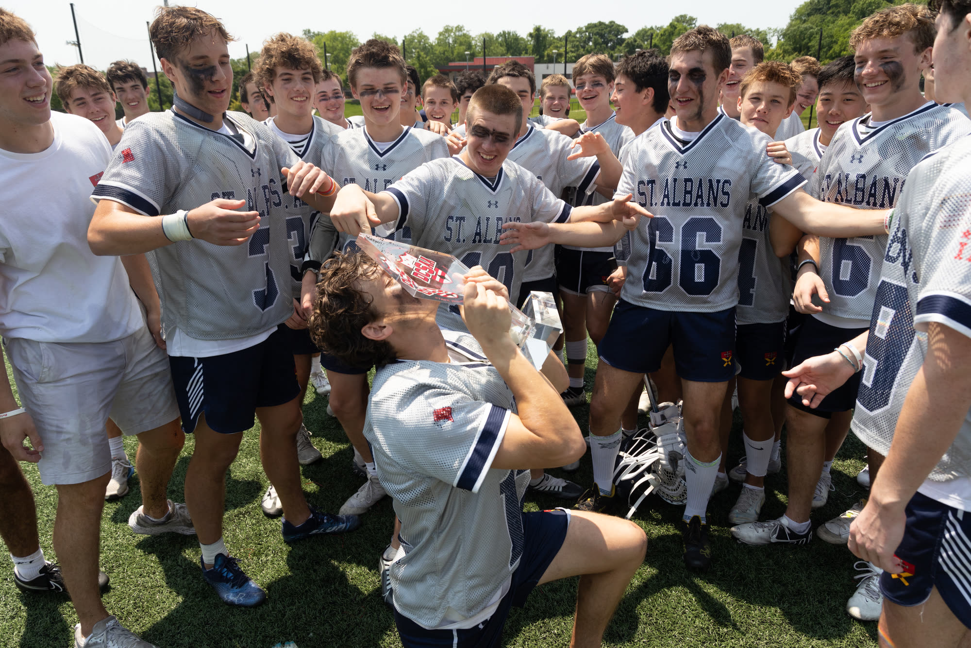DCSAA — lacrosse championship celebration