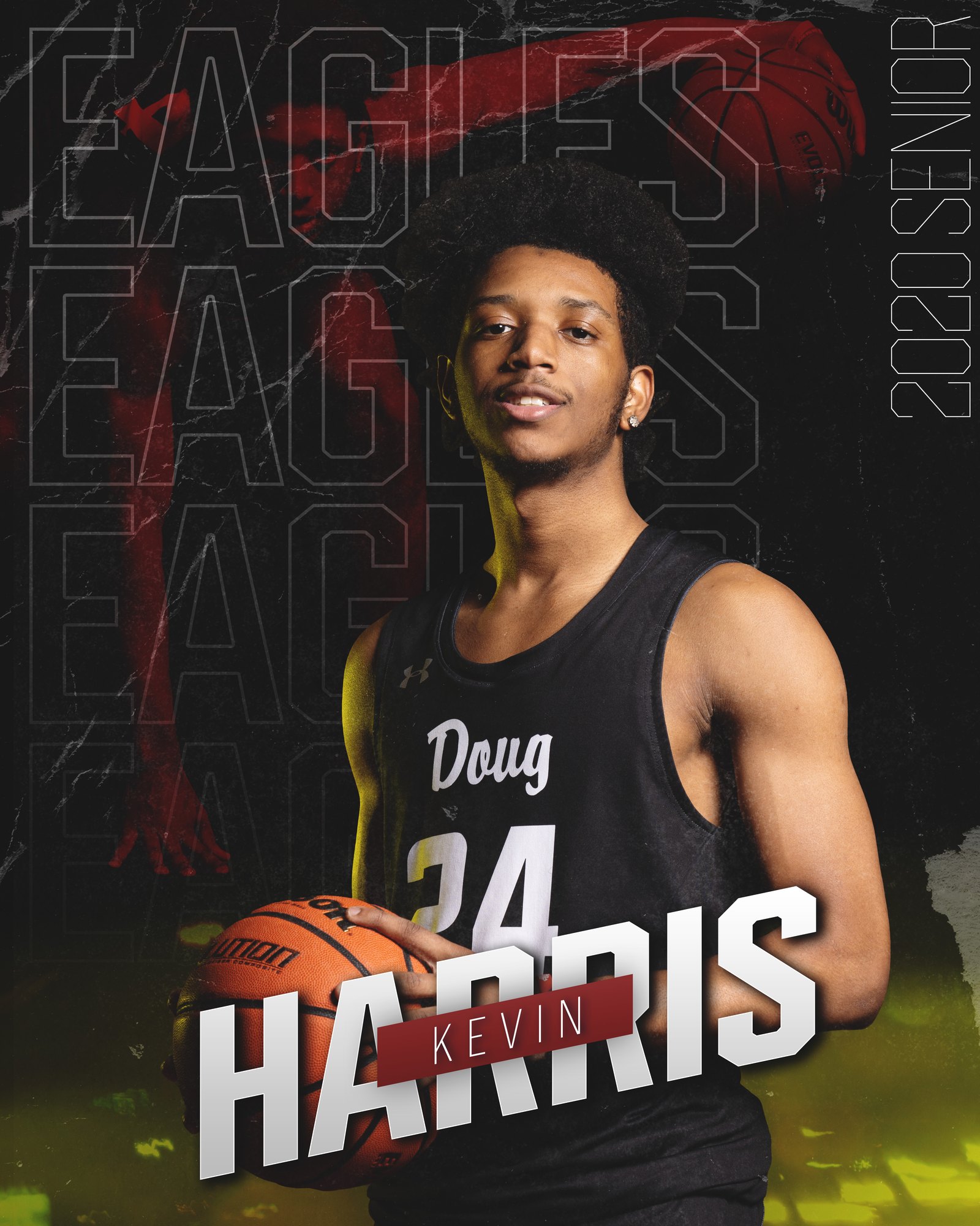 ENP Photography — Douglass senior basketball poster