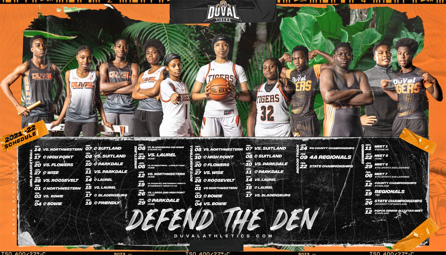 ENP Photography — Duval “Defend the Den” schedule