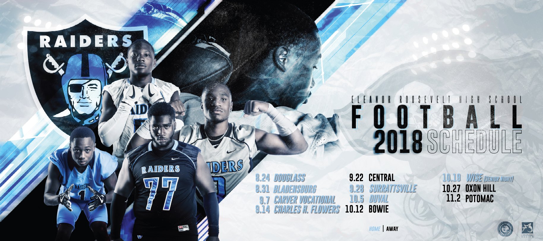 ENP Photography — Eleanor Roosevelt football schedule banner
