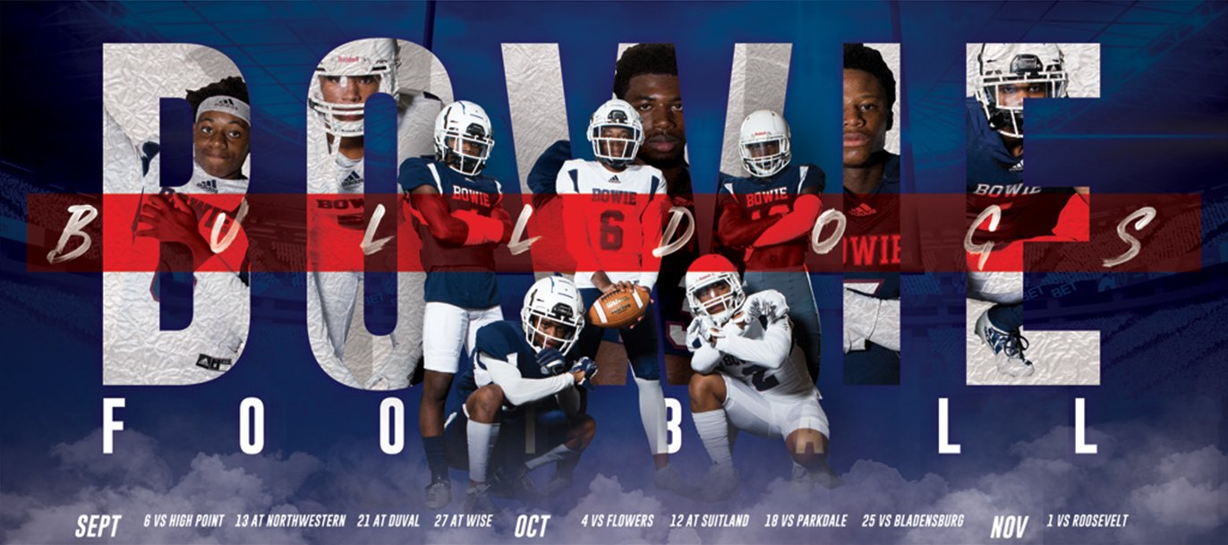 ENP Photography — Bowie football schedule banner