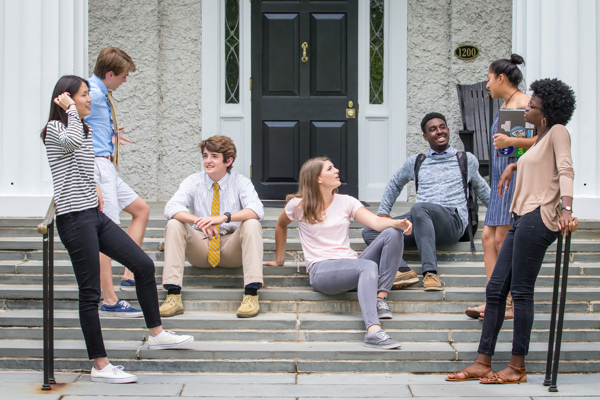 Episcopal High School — students on the steps