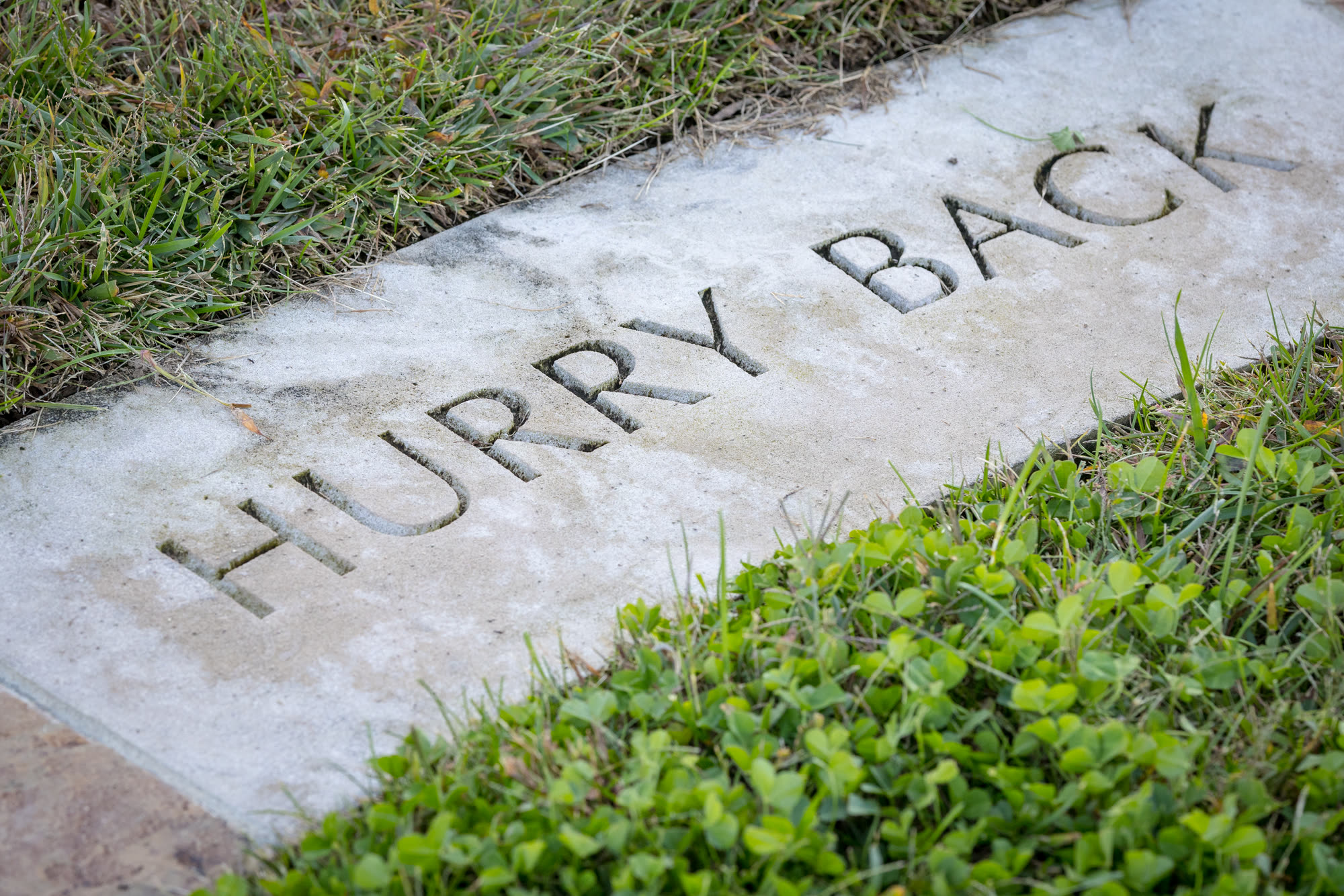 Episcopal High School — Hurry Back stone