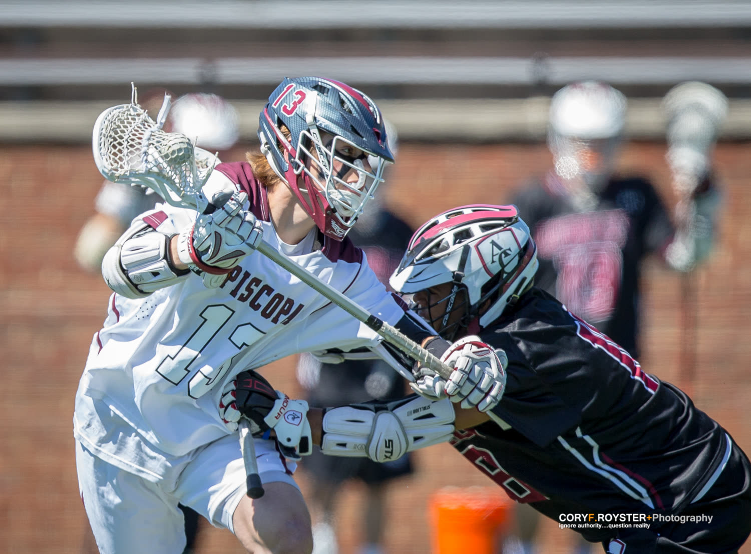 Episcopal High School — lacrosse battle for the ball