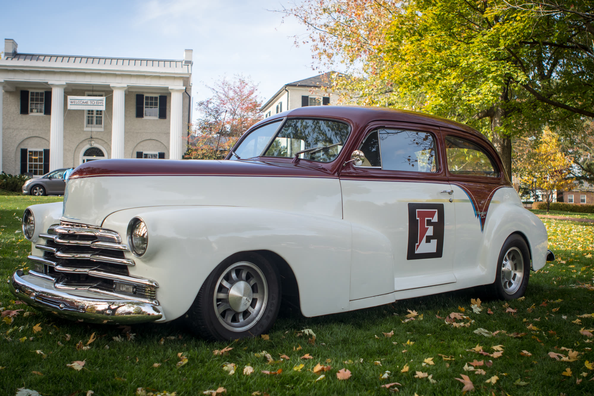 Episcopal High School — classic car on campus