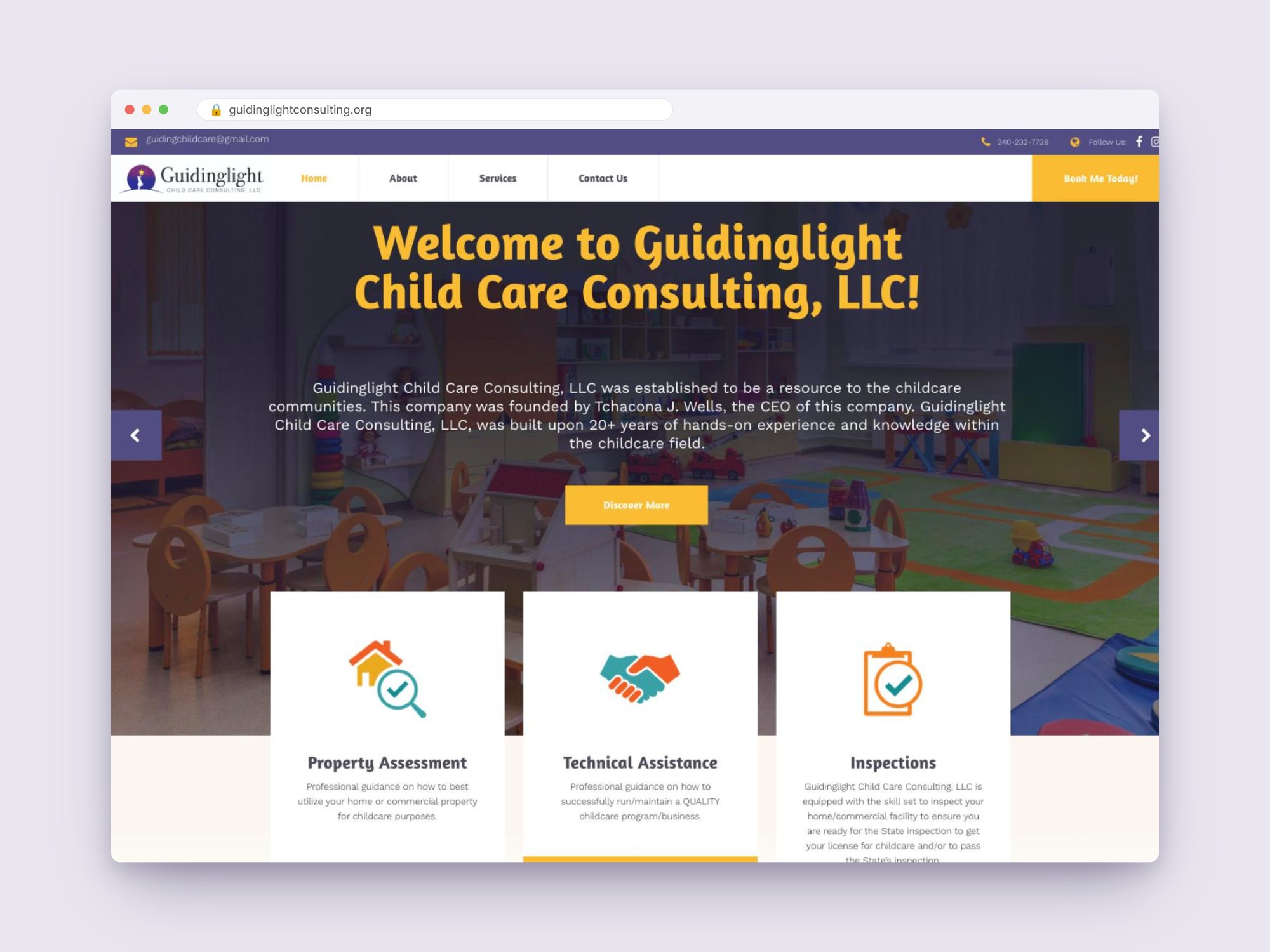 Guidinglight — website home page