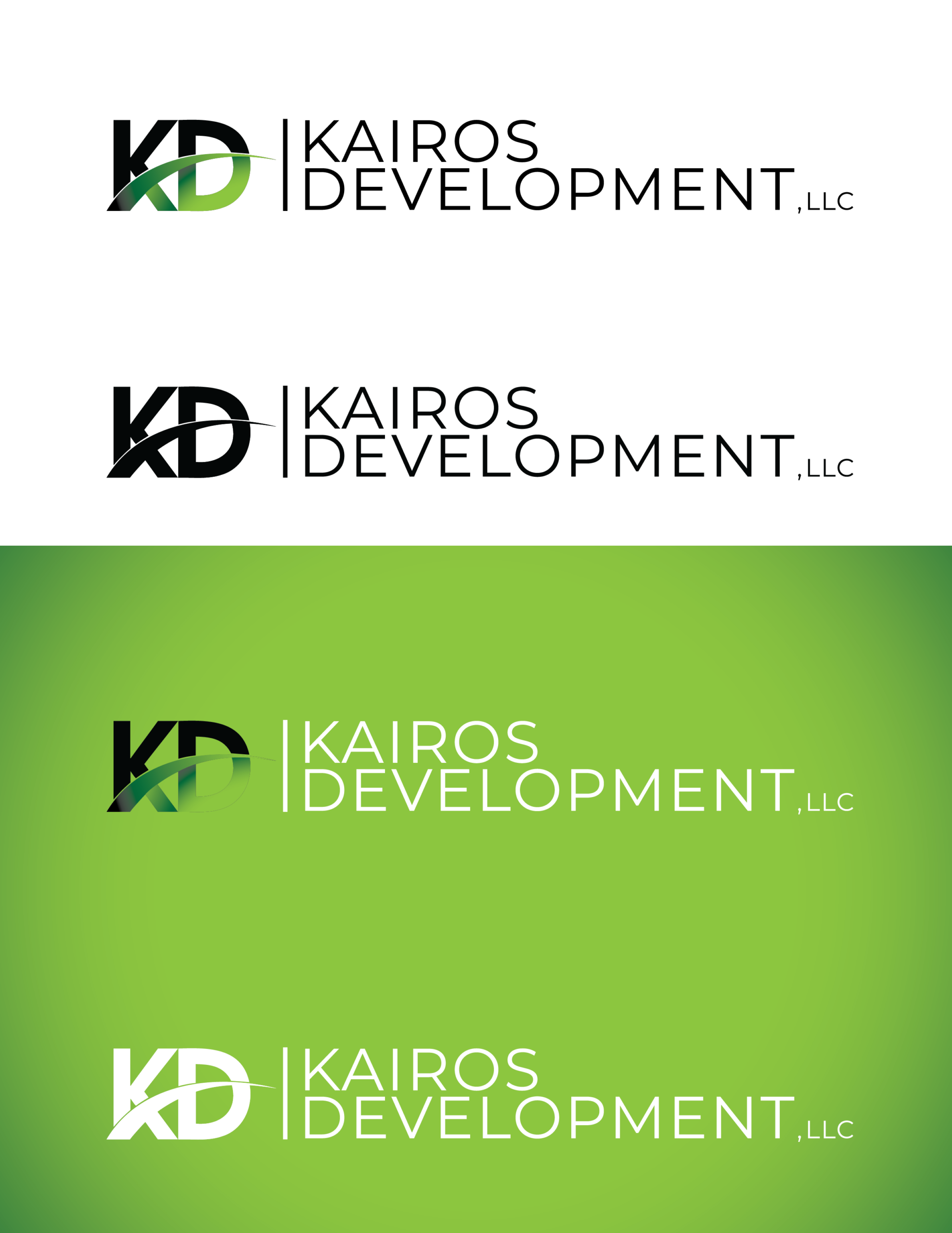 Kairos Development — logo layout